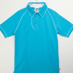48 hrs jersey polo blue T-shhirt  collard top short sleeved peyton