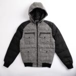 mens kangol puffer jacket