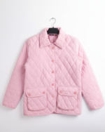 LIGHTWEIGHT QUILTED WOMEN JACKETCOAT IN PINK