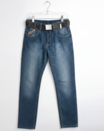 loyal and saith 7 series mens straight leg jeans blue